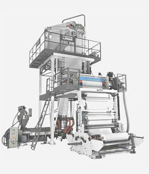 Three Layer Co-Extrusion Blown Film Machine